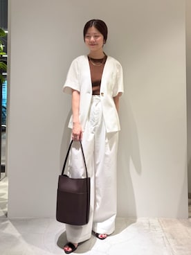 「ESTNATION（エストネーション）のアイテム」を使った、ESTNATIONさん（レディース・160cm）の夏コーディネート