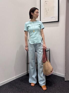 ESTNATIONさん(レディース・155cm)の夏コーディネート