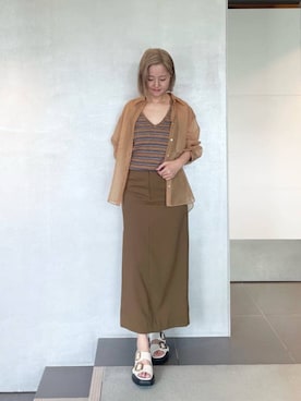 ESTNATIONさん(レディース・162cm)の夏コーディネート