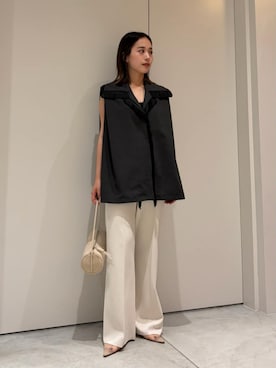 「＆MyuQ（アンドミューク）のアイテム」を使った、ESTNATIONさん（レディース・154cm）の夏コーディネート