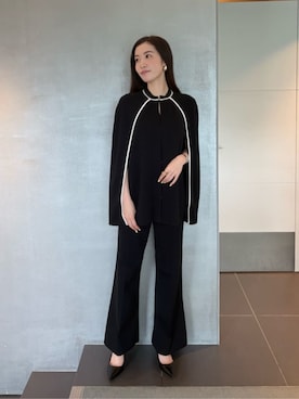 「ESTNATION（エストネーション）のアイテム（ニット/セーター）」を使った、ESTNATIONさん（レディース・163cm）の夏コーディネート