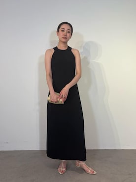 「COLUMN（コラム）のアイテム（ワンピース/ドレス）」を使った、ESTNATIONさん（レディース・169cm）の夏コーディネート