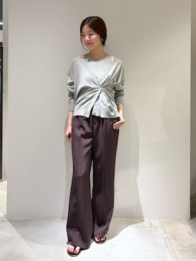 「LAOCOONTE（ラオコンテ）のアイテム」を使った、ESTNATIONさん（レディース・160cm）の夏コーディネート