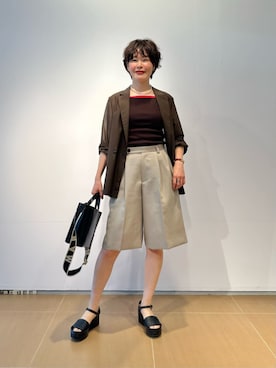 ESTNATIONさん(レディース・166cm)の夏コーディネート