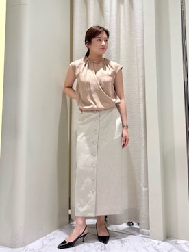 ESTNATIONさん(レディース・156cm)の夏コーディネート