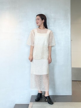 「ESTNATION（エストネーション）のアイテム」を使った、ESTNATIONさん（レディース・148cm）の夏コーディネート