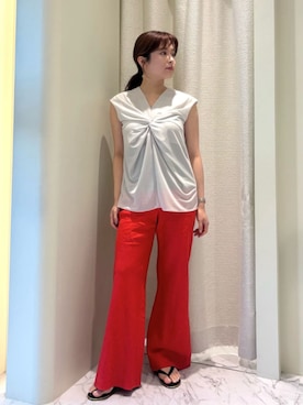 「LAOCOONTE（ラオコンテ）のアイテム」を使った、ESTNATIONさん（レディース・156cm）の夏コーディネート
