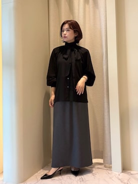 「オフィスコーデ」｜ESTNATIONさん（レディース・156cm）の夏コーディネート