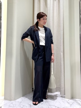 ESTNATIONさん（レディース・156cm）の夏コーディネート