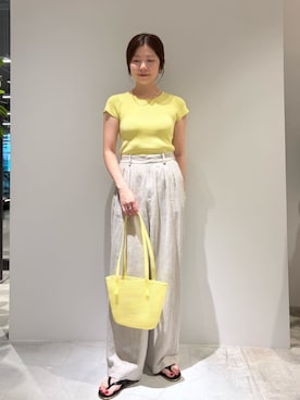 「LAOCOONTE（ラオコンテ）のアイテム」を使った、ESTNATIONさん（レディース・160cm）の夏コーディネート