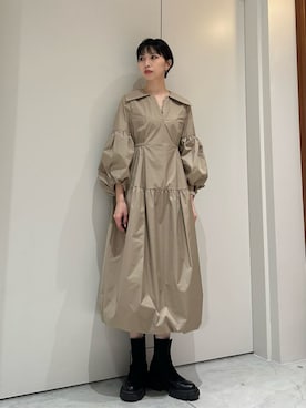 「COLUMN（コラム）のアイテム」を使った、ESTNATIONさん（レディース・166cm）の夏コーディネート
