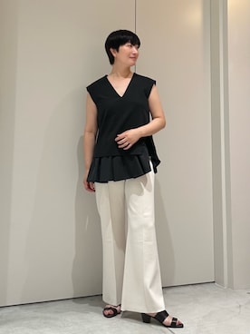 「ESTNATION（エストネーション）のアイテム」を使った、ESTNATIONさん（レディース・165cm）の夏コーディネート
