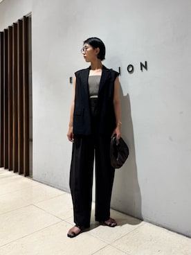 「ESTNATION（エストネーション）のアイテム」を使った、ESTNATIONさん（レディース・166cm）の夏コーディネート