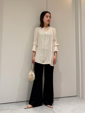 「＆MyuQ（アンドミューク）のアイテム」を使った、ESTNATIONさん（レディース・154cm）の夏コーディネート
