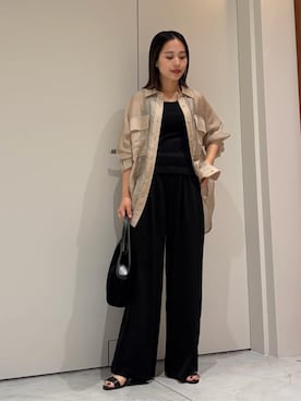 「LAOCOONTE（ラオコンテ）のアイテム」を使った、ESTNATIONさん（レディース・154cm）の夏コーディネート