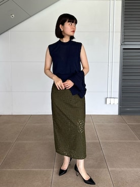 ESTNATIONさん(レディース・162cm)の夏コーディネート