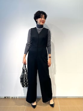 「COLUMN（コラム）のアイテム」を使った、ESTNATIONさん（レディース・166cm）の夏コーディネート