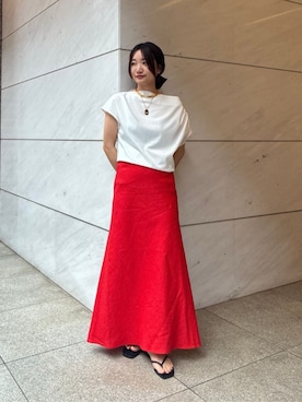 「ESTNATION（エストネーション）のアイテム」を使った、ESTNATIONさん（レディース・151cm）の夏コーディネート
