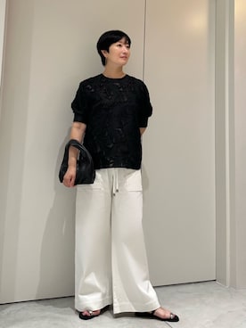 「ESTNATION（エストネーション）のアイテム」を使った、ESTNATIONさん（レディース・165cm）の夏コーディネート