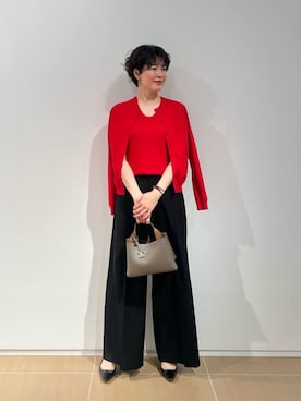「COLUMN（コラム）のアイテム」を使った、ESTNATIONさん（レディース・166cm）の夏コーディネート