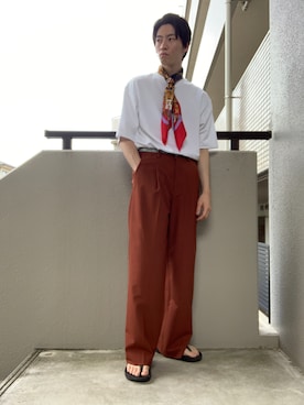 ひろ/黒・柄物さんのコーディネート