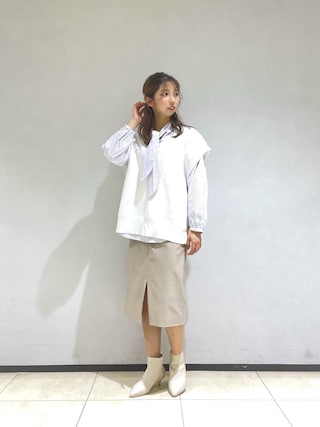 ハーフミラノリブニットベスト Te chichi（テチチ）の「ハーフミラノVネックニットベスト