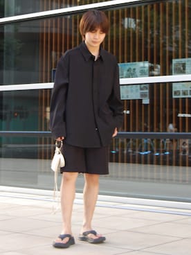 「FACTOTUM（ファクトタム）のアイテム（アクセサリー）」を使った、まつお。さん（メンズ・173cm）の夏コーディネート