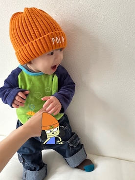 🅡🅤🅘さん（キッズ・70cm）の秋コーディネート