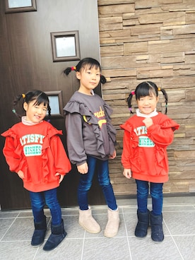 しずくさん（キッズ・121cm）の冬コーディネート