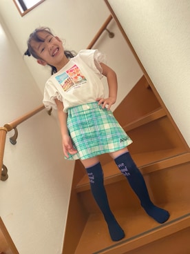 「アイテム（レッグウェア）」を使った、一姫二太郎★★さん（キッズ・110cm）の春コーディネート
