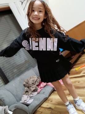 一姫二太郎★★さん（キッズ・120cm）の冬コーディネート