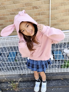 「アイテム（パーカー）」を使った、一姫二太郎★★さん（キッズ・120cm）の秋コーディネート