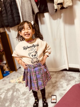 一姫二太郎★★さん（キッズ・110cm）の冬コーディネート