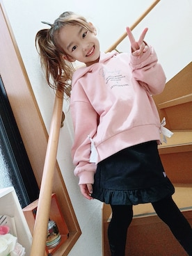 「アイテム（パーカー）」を使った、一姫二太郎★★さん（キッズ・120cm）の秋コーディネート