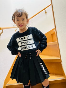 一姫二太郎★★さん（キッズ・110cm）の冬コーディネート