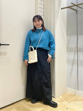 ayaさん（レディース・153cm）の冬コーディネート