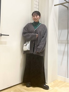 「LOWRYS FARM（ローリーズファーム）のアイテム（ショルダーバッグ）」を使った、ayaさん（レディース・153cm）の秋コーディネート