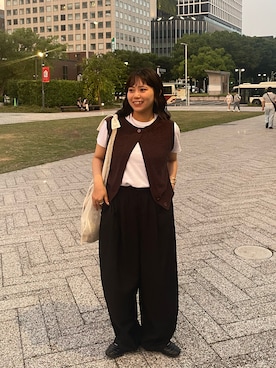 「LOWRYS FARM（ローリーズファーム）のアイテム（スニーカー）」を使った、ayaさん（レディース・153cm）の秋コーディネート