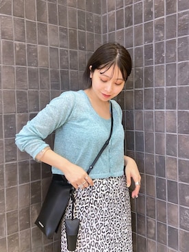 「ジーナシス」｜「アイテム（キャミソール）」を使った、Rieさん（レディース・158cm）の夏コーディネート