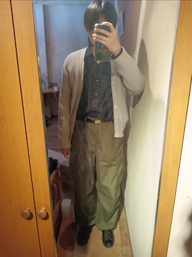 「gim（ジム）のアイテム」を使った、微塵さん（メンズ・164cm）の春コーディネート