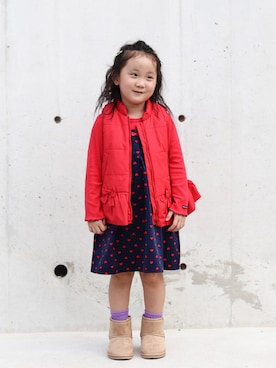 「アイテム（ワンピース/ドレス）」を使った、yuto@airiさん（キッズ・110cm）の秋コーディネート