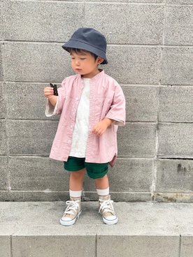 「Birthday（バースデイ）のアイテム」を使った、yuto@airiさん（キッズ・90cm）の夏コーディネート