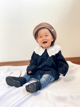 「quoti use fith（クゥオティ　ユース　フィス）のアイテム」を使った、yuto@airiさん（キッズ・90cm）の秋コーディネート