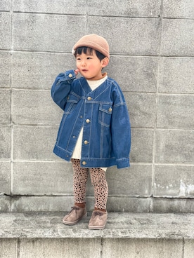 「Birthday（バースデイ）のアイテム」を使った、yuto@airiさん（キッズ・90cm）の冬コーディネート