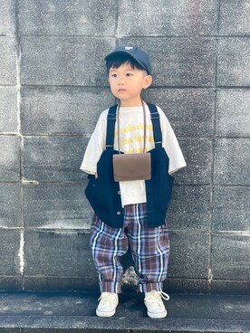 「アイテム（その他）」を使った、yuto@airiさん（キッズ・100cm）の秋コーディネート