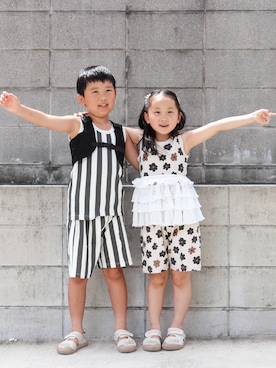 「chil2（チルツー）のアイテム」を使った、yuto@airiさん（キッズ・110cm）の夏コーディネート