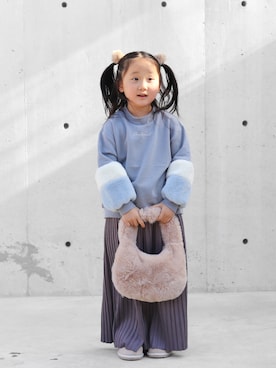 「アイテム（スウェット）」を使った、yuto@airiさん（キッズ・110cm）の秋コーディネート