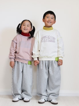 「アイテム（トップス）」を使った、yuto@airiさん（キッズ・110cm）の秋コーディネート