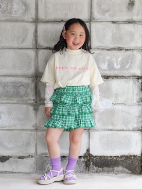 「green label relaxing（グリーンレーベルリラクシング）のアイテム」を使った、yuto@airiさん（キッズ・110cm）の春コーディネート