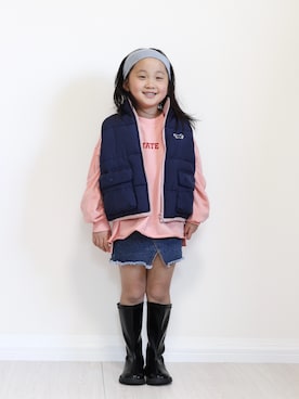 「アイテム（スカート）」を使った、yuto@airiさん（キッズ・110cm）の秋コーディネート